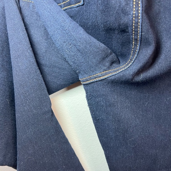 Nanette Lepore Women's Belle High Rise Bootcut Jeans Dark Blue Denim Pants Sz 14 - Picture 11 of 12